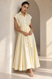 Sleeveless Penelope  Butter Yellow