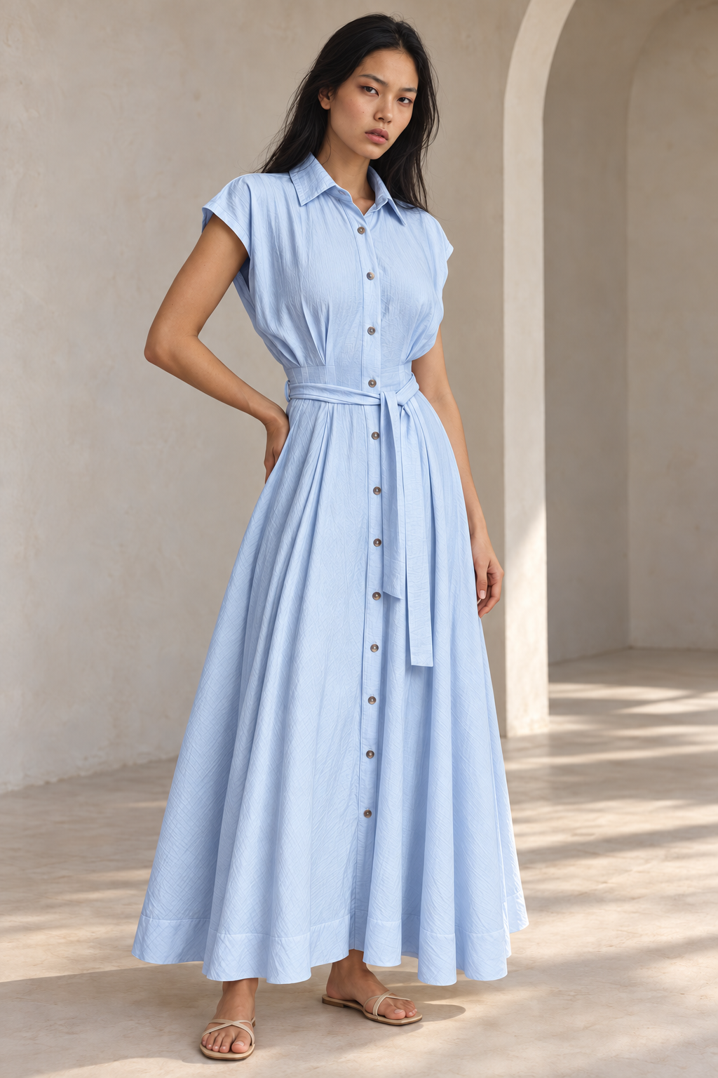 Sleeveless Penelope Sky Blue