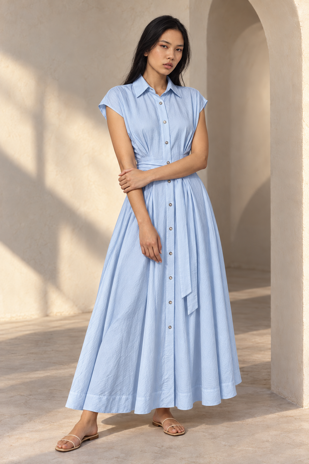 Sleeveless Penelope Sky Blue