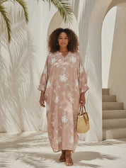 Sunset Embroidered Kaftan