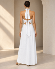 Holly Cut Out Dress in White